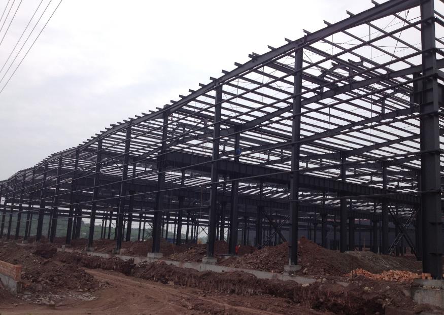 乐山市工业园区施工现场图